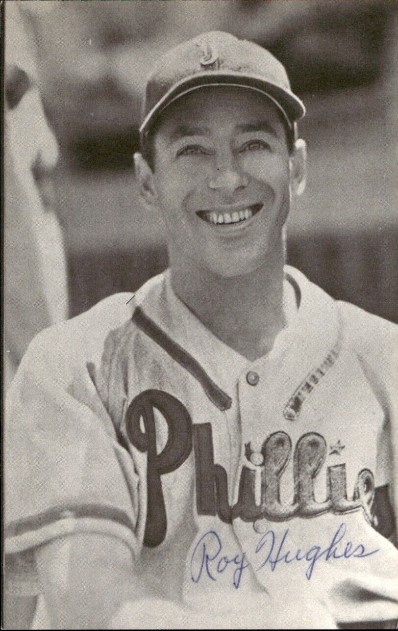 Roy Hughes Phillies d. 1985 Signed/Autographed 3x5 Photo 178472