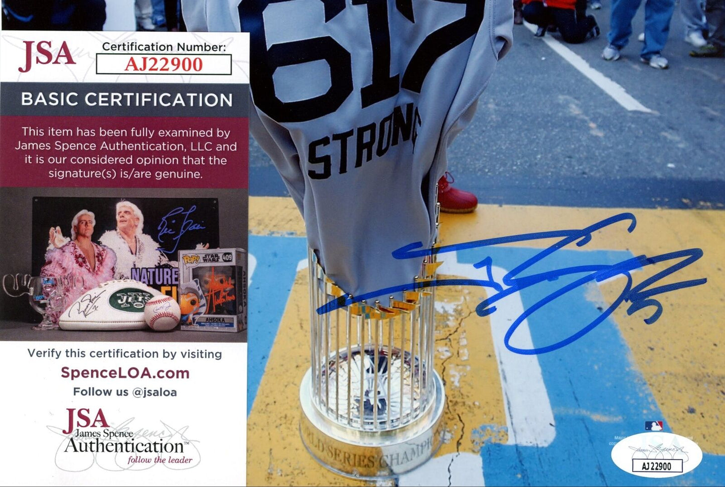 Jonny Gomes Autographed 8x10 Photo Boston Red Sox JSA 177848