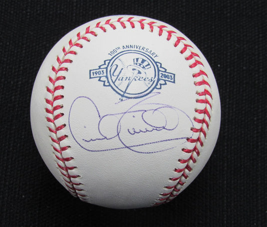 Cecil Fielder Signed/Auto Yankees 100th OML Baseball MAB 187036
