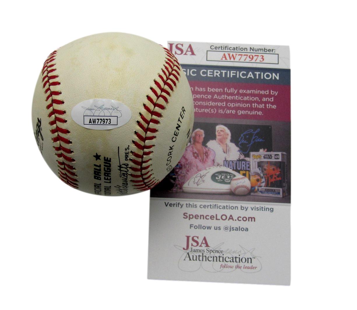 Monte Irvin HOF Signed/Autographed ONL Baseball New York Giants JSA 190548