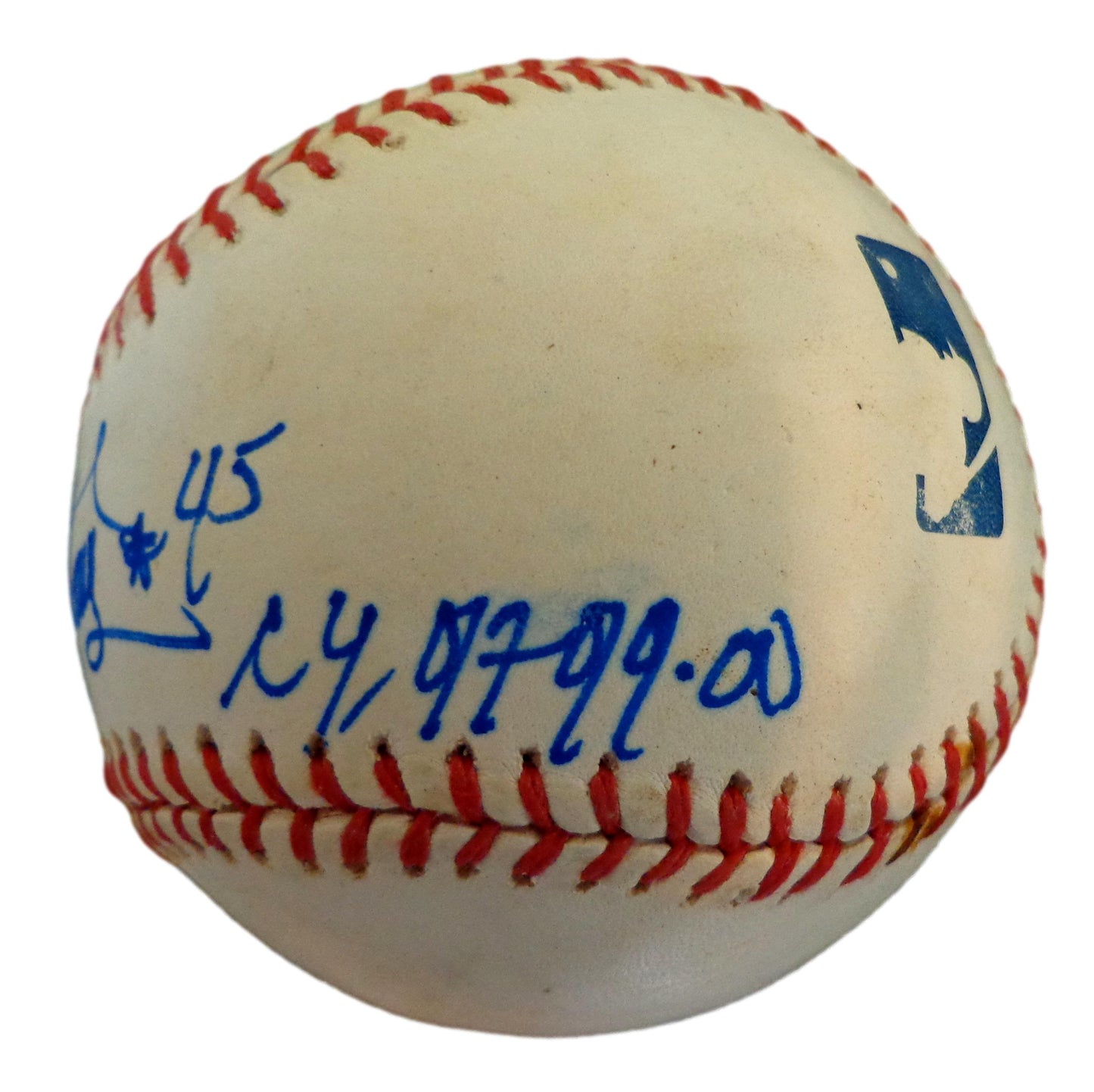 Pedro Martinez HOF Autographed/Inscribed OML Baseball Boston Red Sox JSA 180384
