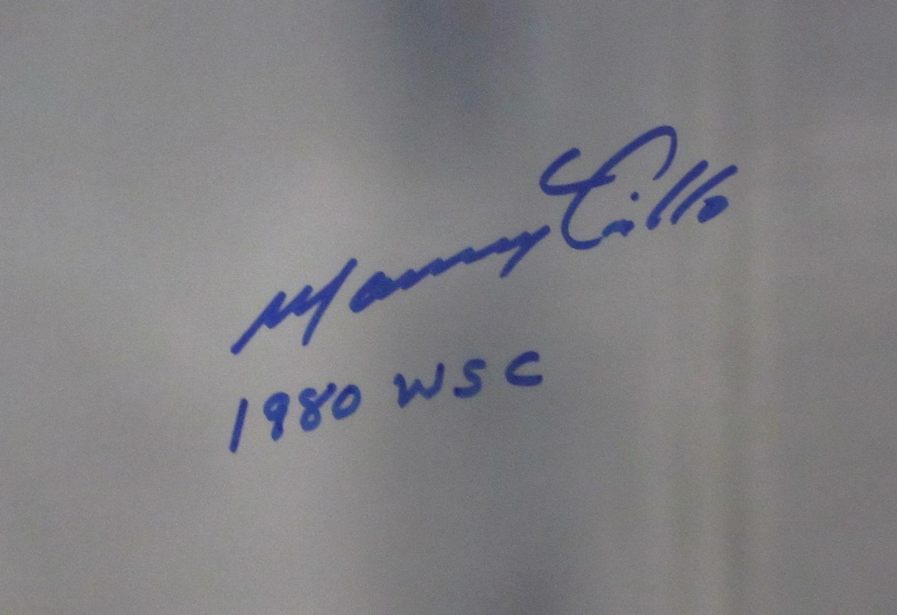 Manny Trillo Philadelphia Phillies Signed/Inscribed 16x20 Photo JSA 167295