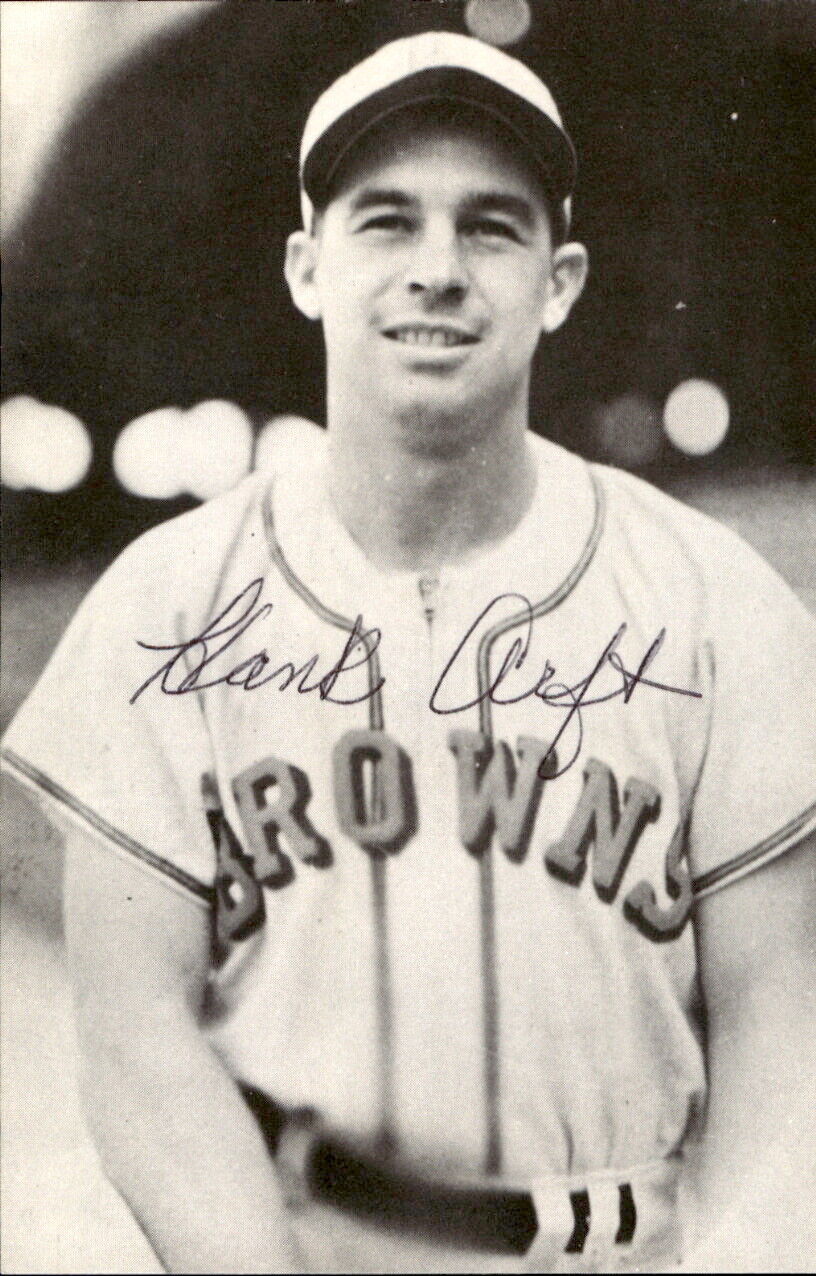 Hank Arft Browns d. 2002 Signed/Autographed 3x5 Photo 177923