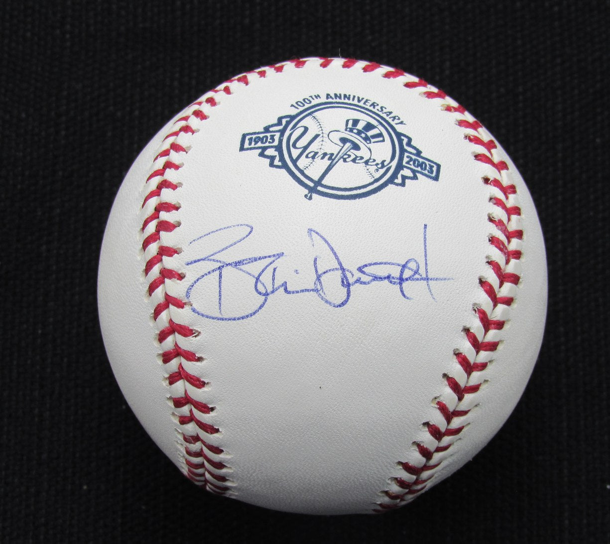 Brian Dorsett Signed/Auto Yankees 100th OML Baseball MAB 187030