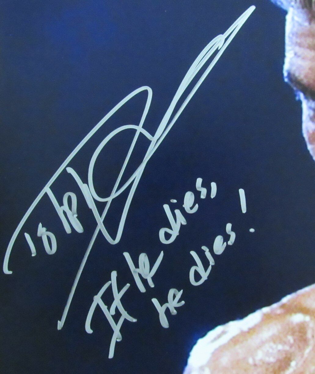 Dolph Lundgren Signed If He Dies ... He Dies 11x14 Photo "Rocky" PSA/DNA 180020