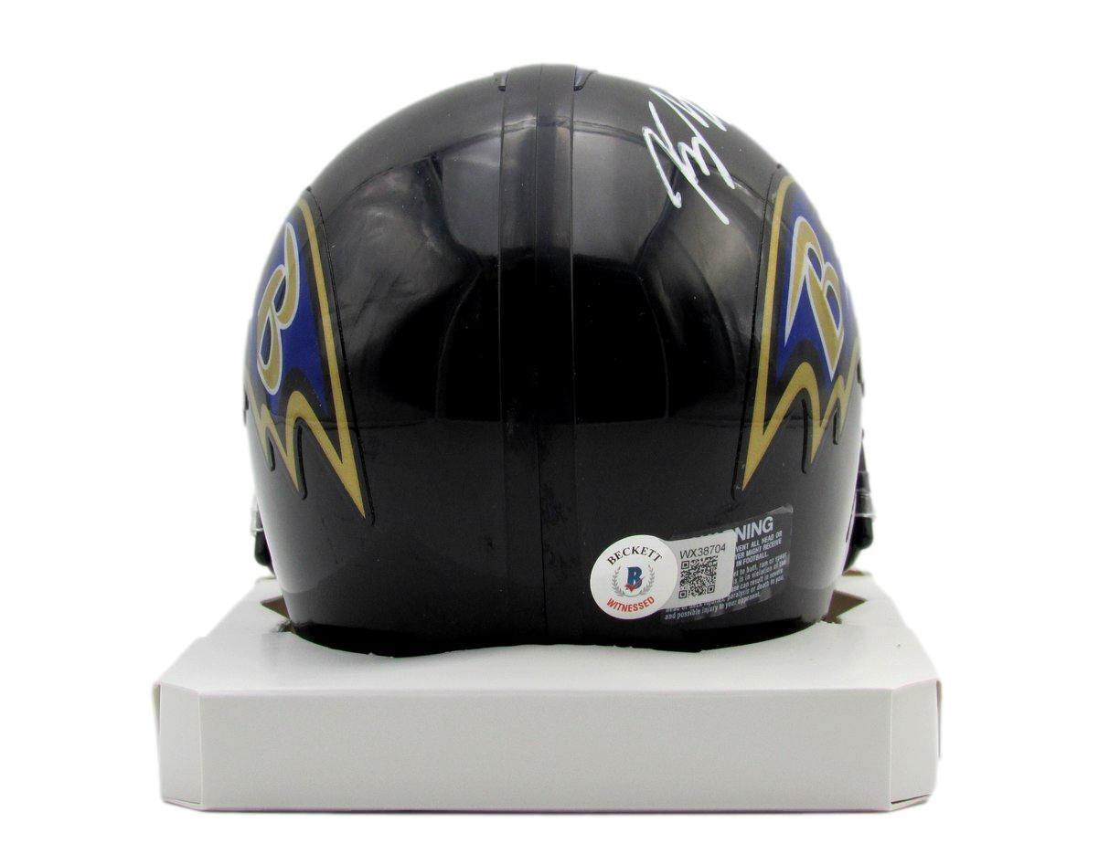 Kyle Hamilton Signed/Auto Speed Mini Helmet Baltimore Ravens Beckett 171415