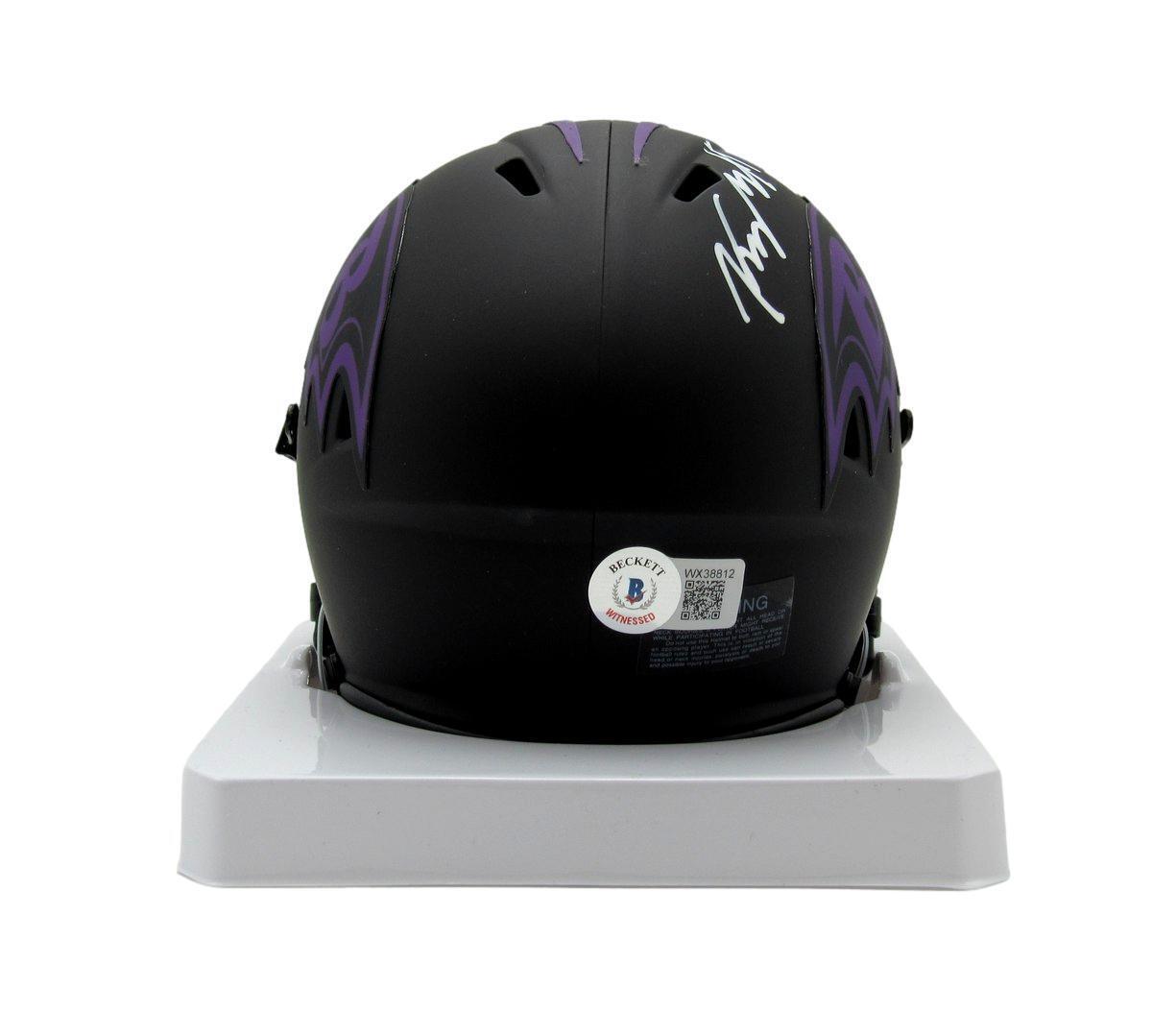 Kyle Hamilton Autographed Speed Mini Football Helmet Baltimore Ravens Beckett