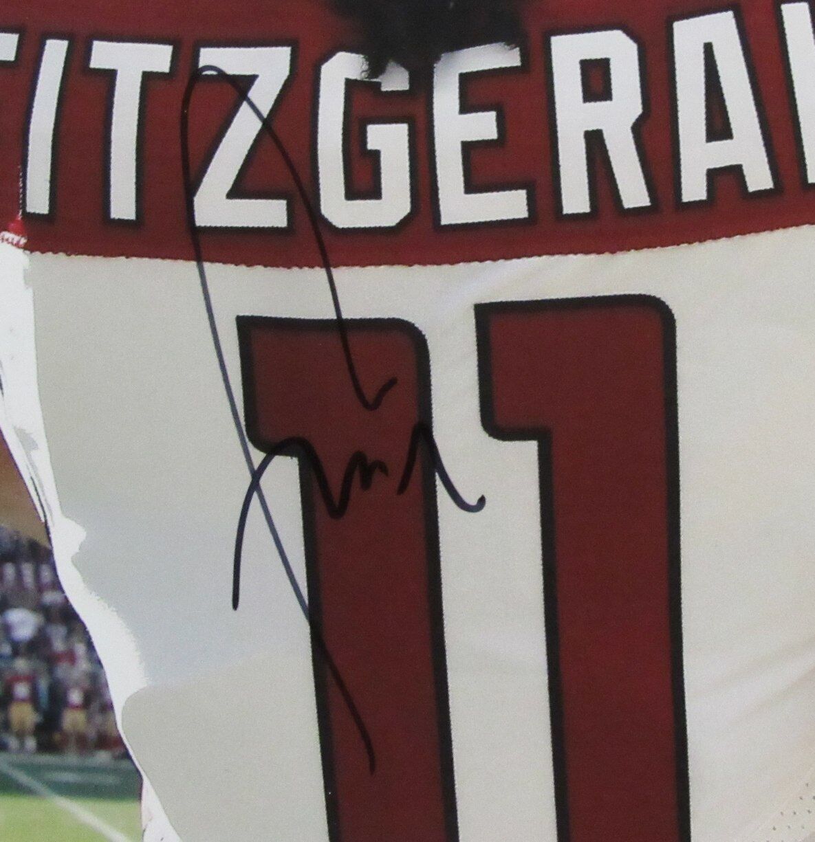 Larry Fitzgerald Autographed 11x14 Photo Arizona Cardinals JSA