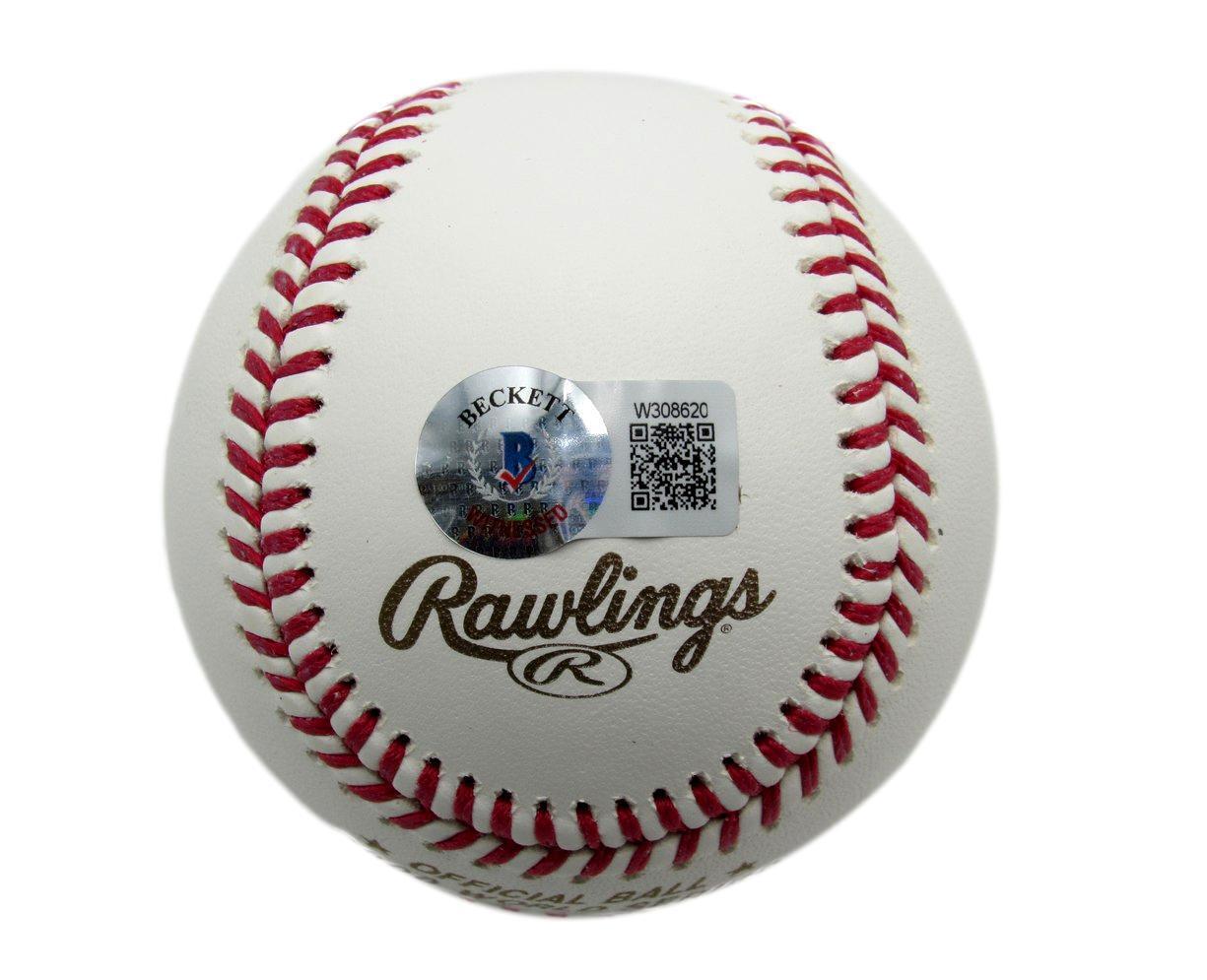 Paul O'Neill Autographed 2000 World Series Baseball Yankees Beckett 177254