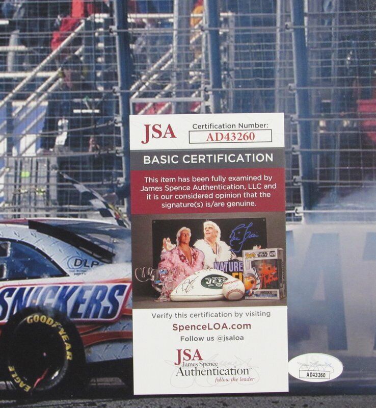 Kyle Busch Autographed 11x14 Photo NASCAR Racing JSA