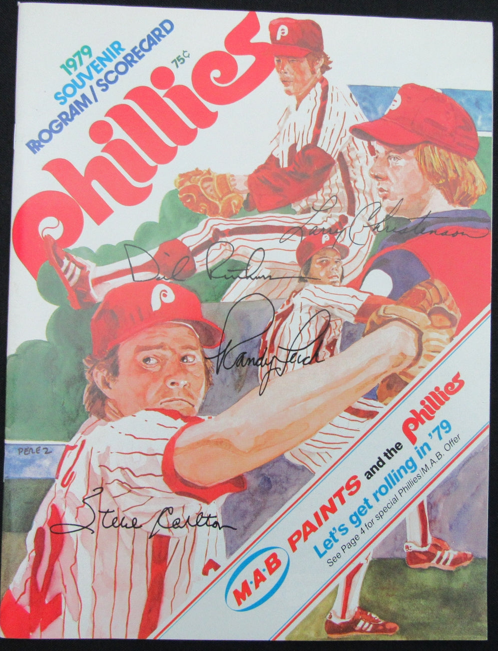 1979 Philadelphia Phillies Program Scorecard vs. NY Mets Unscored 157818