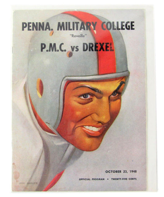 1948 Penna. Military College (PMC) vs. Drexel Football Game Program 161038