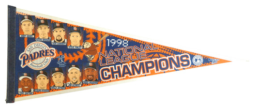 1998 San Diego Padres National League Champions 30x12 Felt Pennant