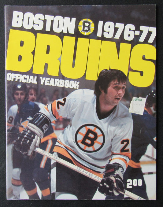 1976-77 Boston Bruins Ice Hockey Yearbook 176402