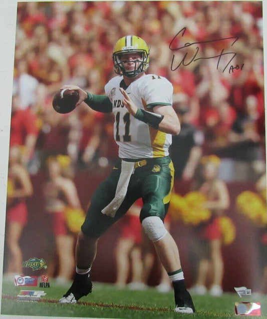 Carson Wentz North Dakota State Signed/Autographed 16x20 Photo Fanatics 144255