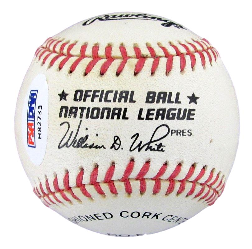 Willie Mays HOF Autographed ONL Baseball San Francisco Giants PSA/DNA 182170