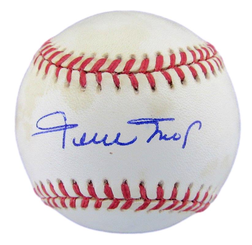 Willie Mays HOF Autographed ONL Baseball San Francisco Giants PSA/DNA 182171