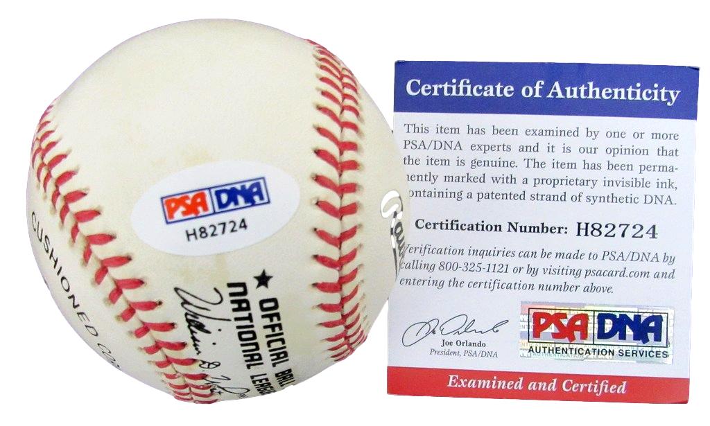 Willie Mays HOF Autographed ONL Baseball San Francisco Giants PSA/DNA 182171
