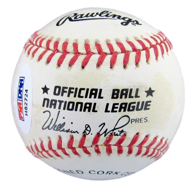 Willie Mays HOF Autographed ONL Baseball San Francisco Giants PSA/DNA 182171