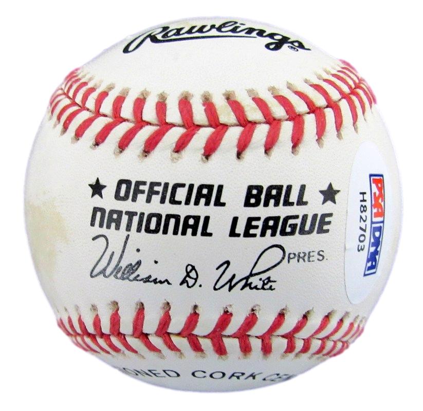 Willie Mays HOF Autographed ONL Baseball San Francisco Giants PSA/DNA 182172