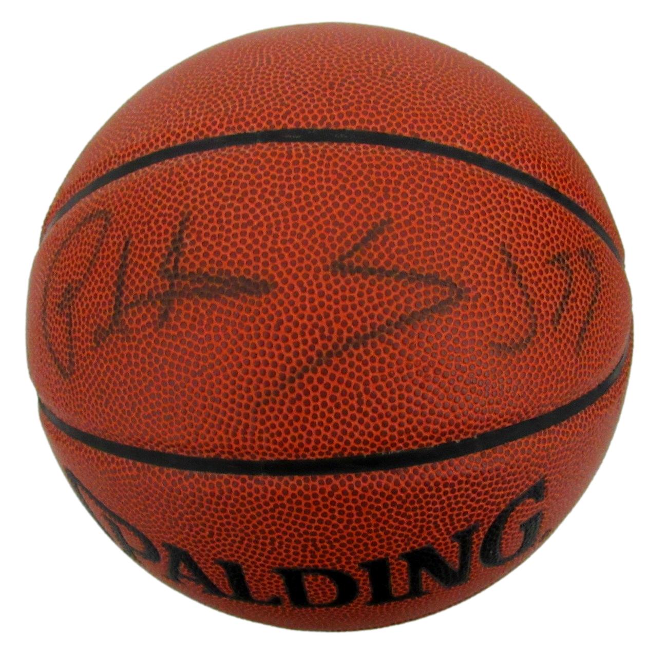 Patrick Ewing Autographed Spalding Basketball New York Knicks JSA 159603