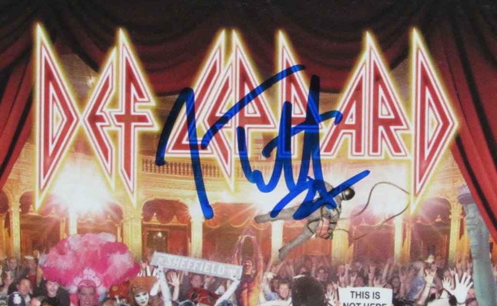 Joe Elliott Autographed CD Cover "Songs From The Sparkle Lounge" Def Leppard JSA