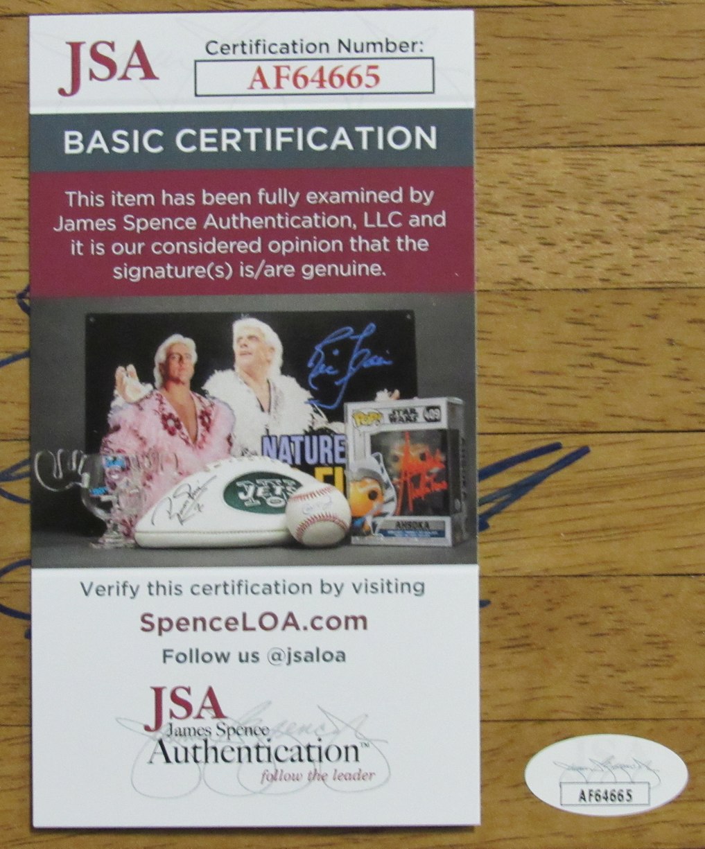 Jay Wright Autographed/Inscr 6x6 Floorboard Piece Villanova Basketball JSA
