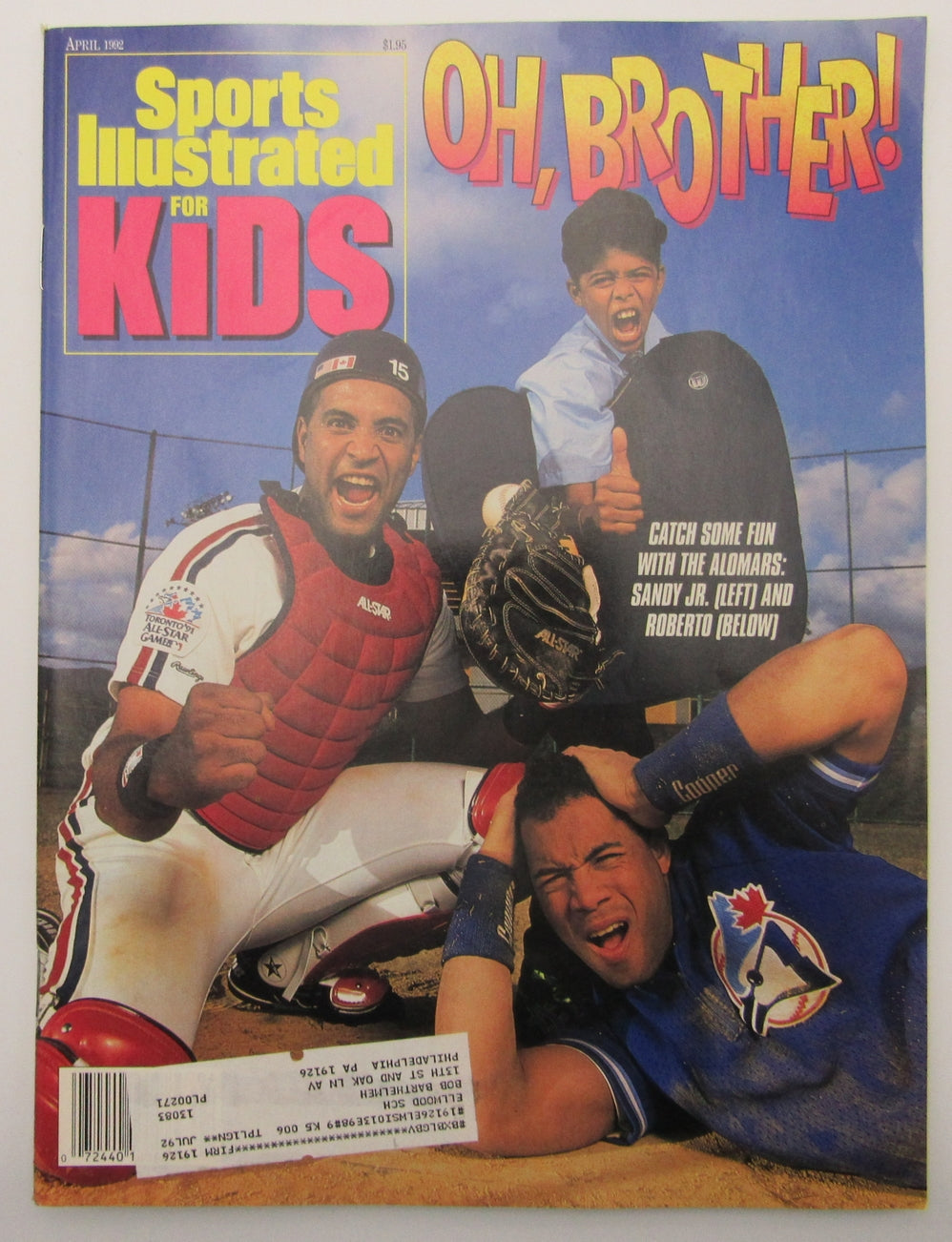 April 1992 Sports Illustrated for Kids Magazine w/ 9 Card Uncut Sheet 159398