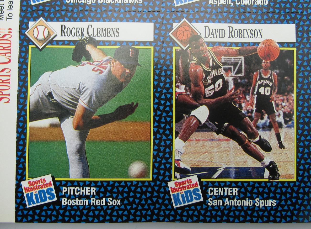 April 1992 Sports Illustrated for Kids Magazine w/ 9 Card Uncut Sheet 159398
