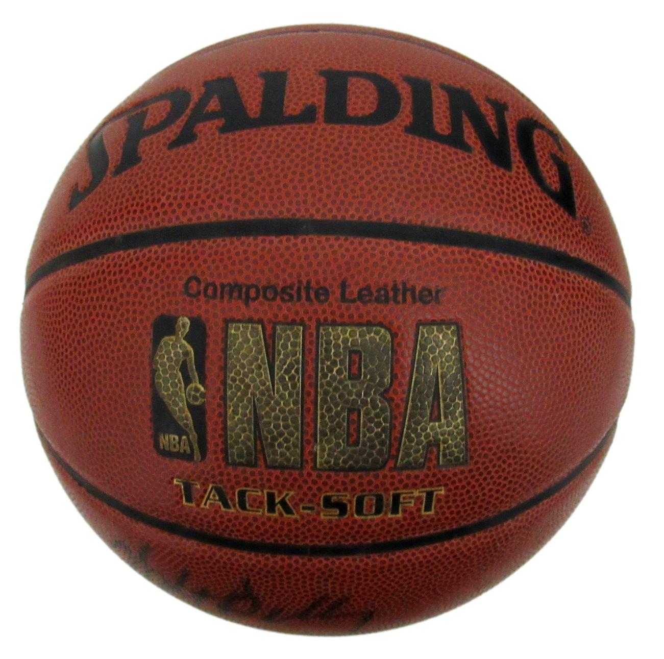Walt Bellamy Knicks Signed Spalding NBA Basketball JSA 159601