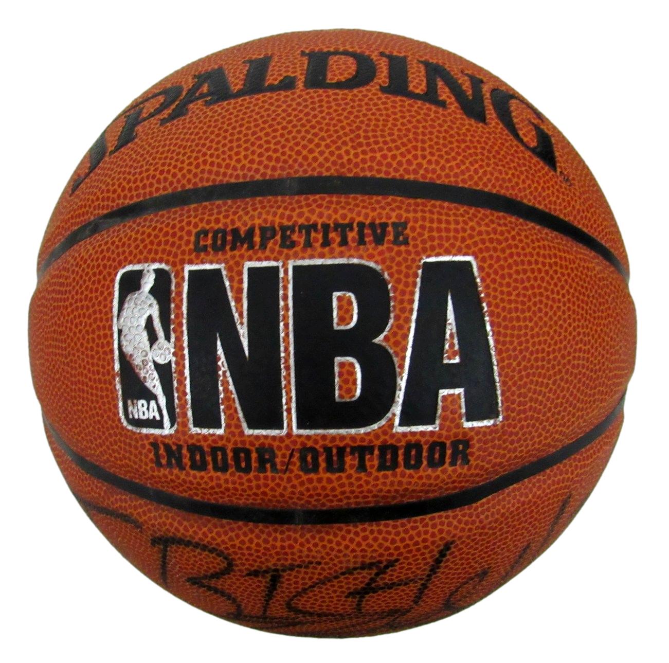 Mitch Richmond Signed Autographed Spalding NBA Basketball JSA 159600