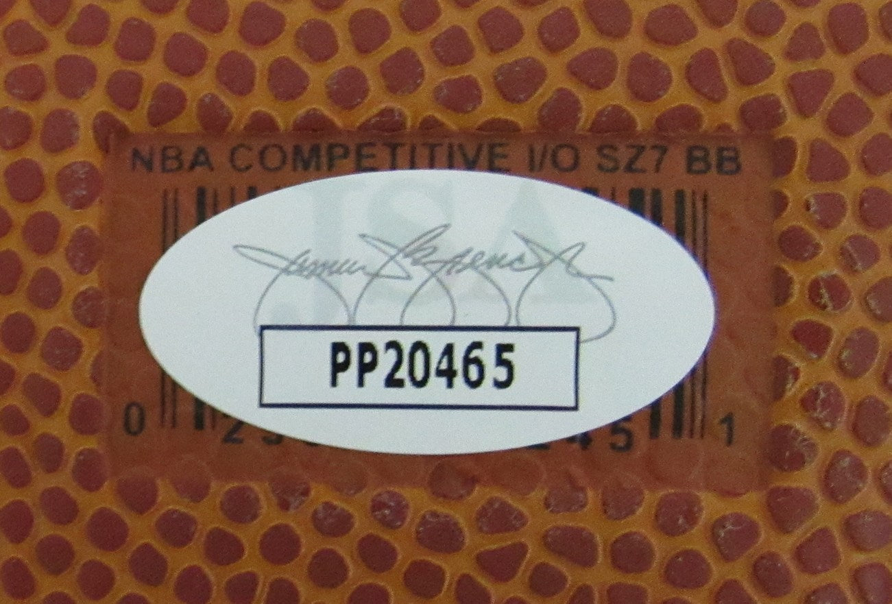 Mitch Richmond Signed Autographed Spalding NBA Basketball JSA 159600