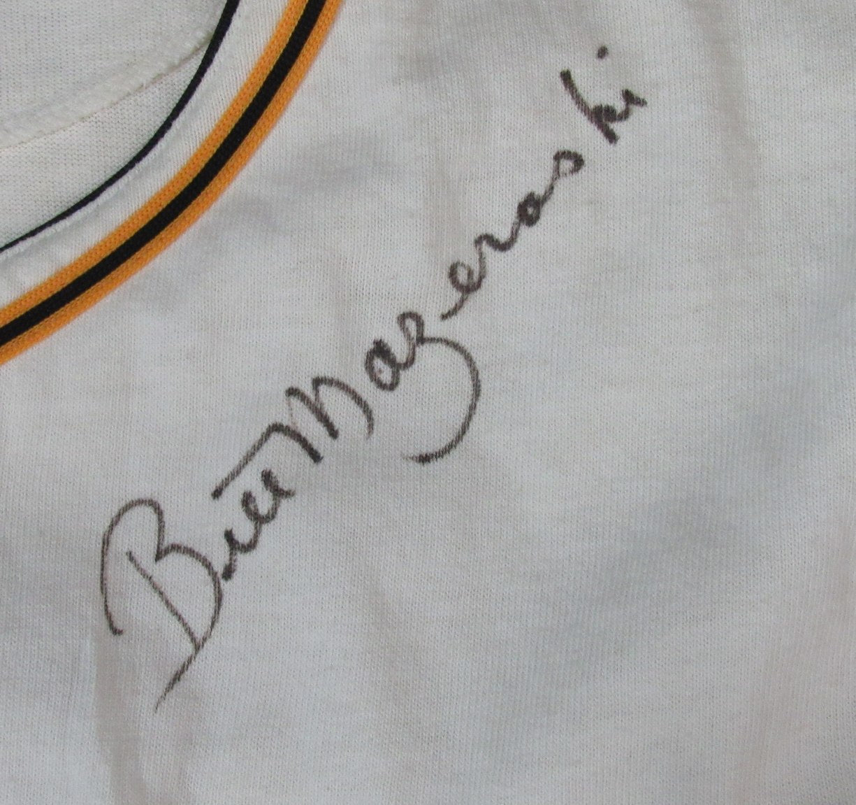 Bill Mazeroski HOF Signed/Auto Cooperstown Starter Baseball Jersey Pirates JSA 181302
