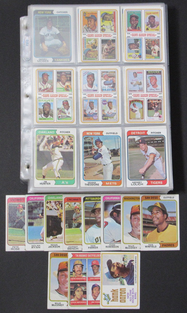 1974 Topps Baseball Complete Set 660 Cards Winfield/Parker/Griffey Sr. RC 180538