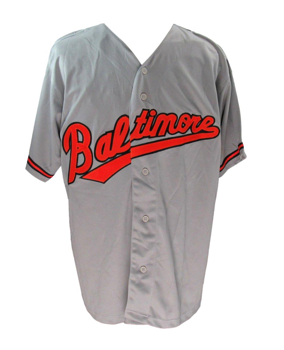 Anthony Santander Signed Gray Custom Baseball Jersey Orioles Beckett 186219