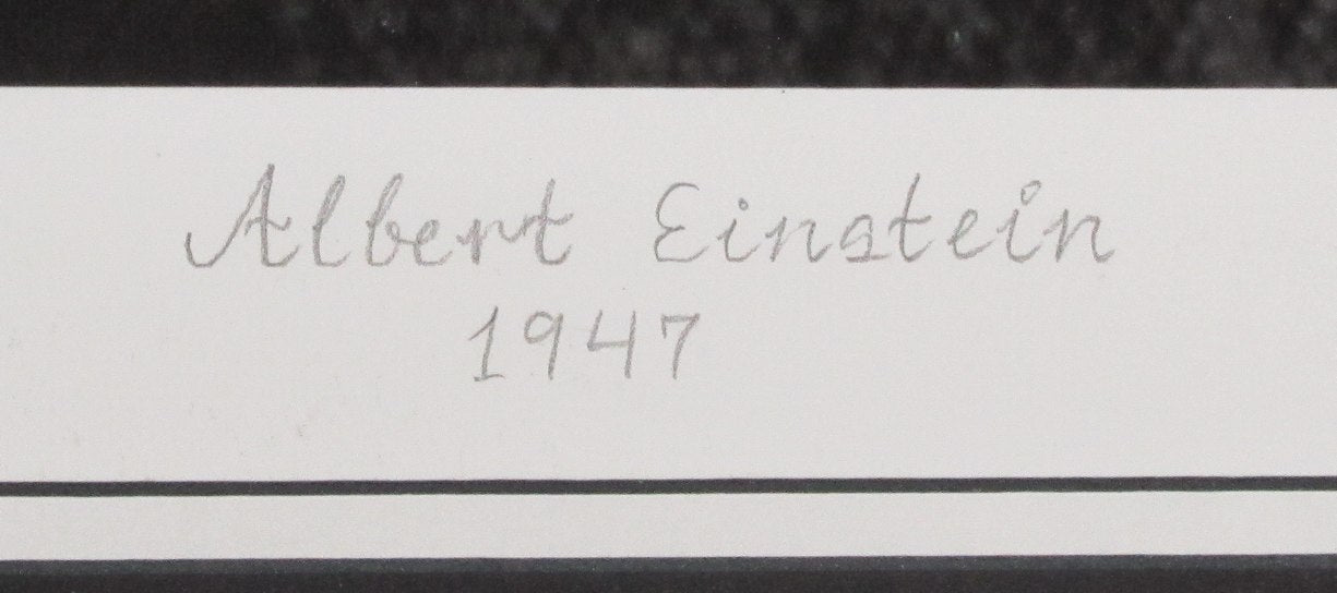 Albert Einstein Fine Art Lithographic Limited Numbered Print Framed 187196