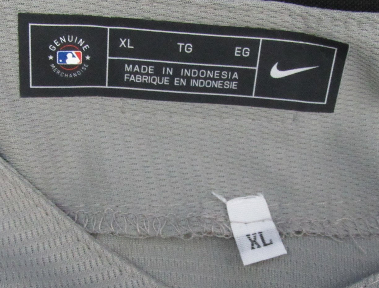 Gunnar Henderson Autographed Nike XL Grey Baseball Jersey Orioles Beckett 187260