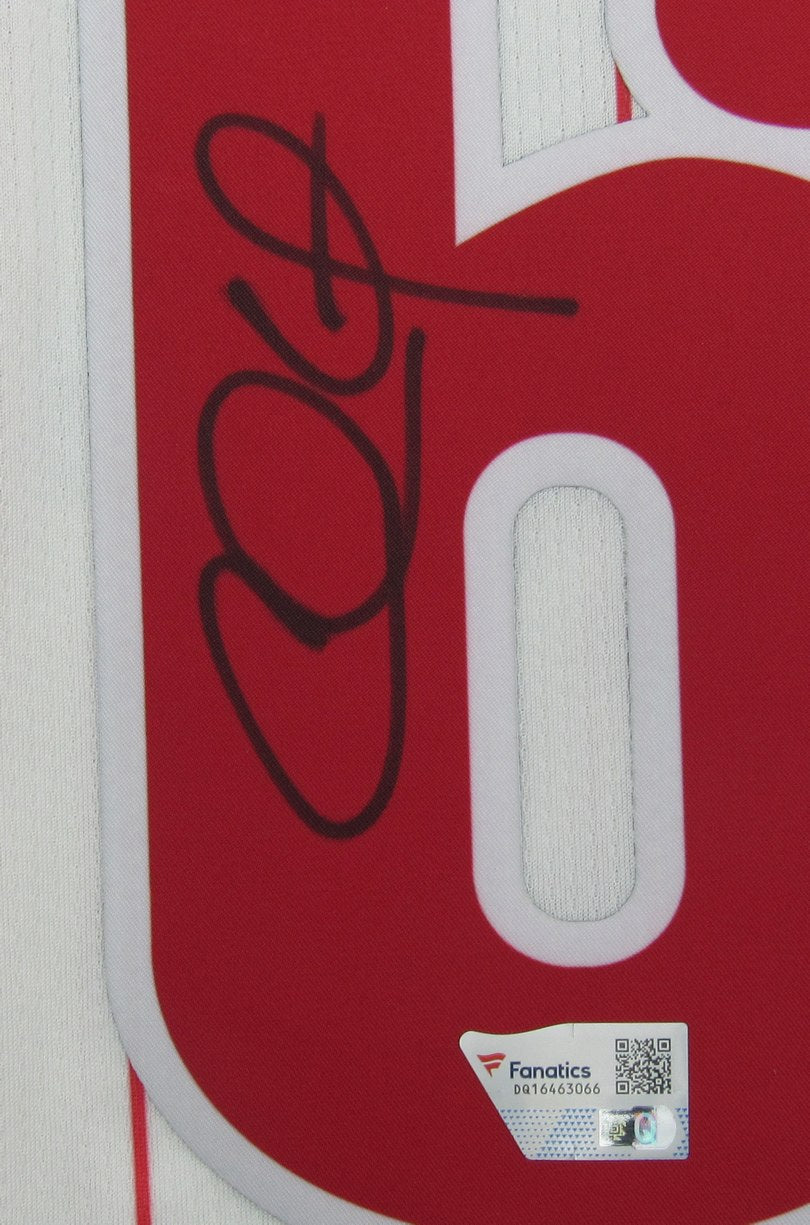 Chase Utley Signed White Nike Baseball Jersey Phillies Size XL Fanatics 187376