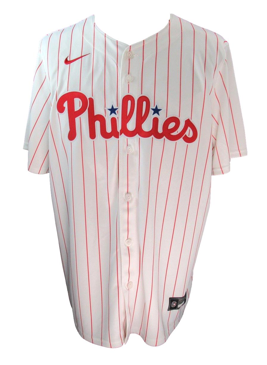 Chase Utley Signed White Nike Baseball Jersey Phillies Size XL Fanatics 187376