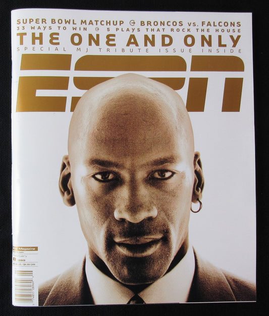 Feb. 8, 1999 ESPN Magazine Newstand NO LABEL Michael Jordan on Cover 187406