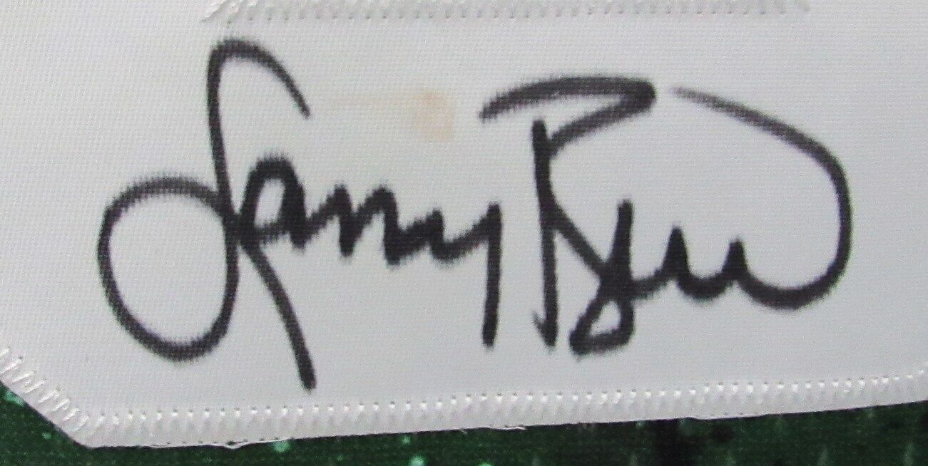 Larry Bird Autographed Green Mitchell Ness Hyper Swingman Jersey PSA/DNA 179395