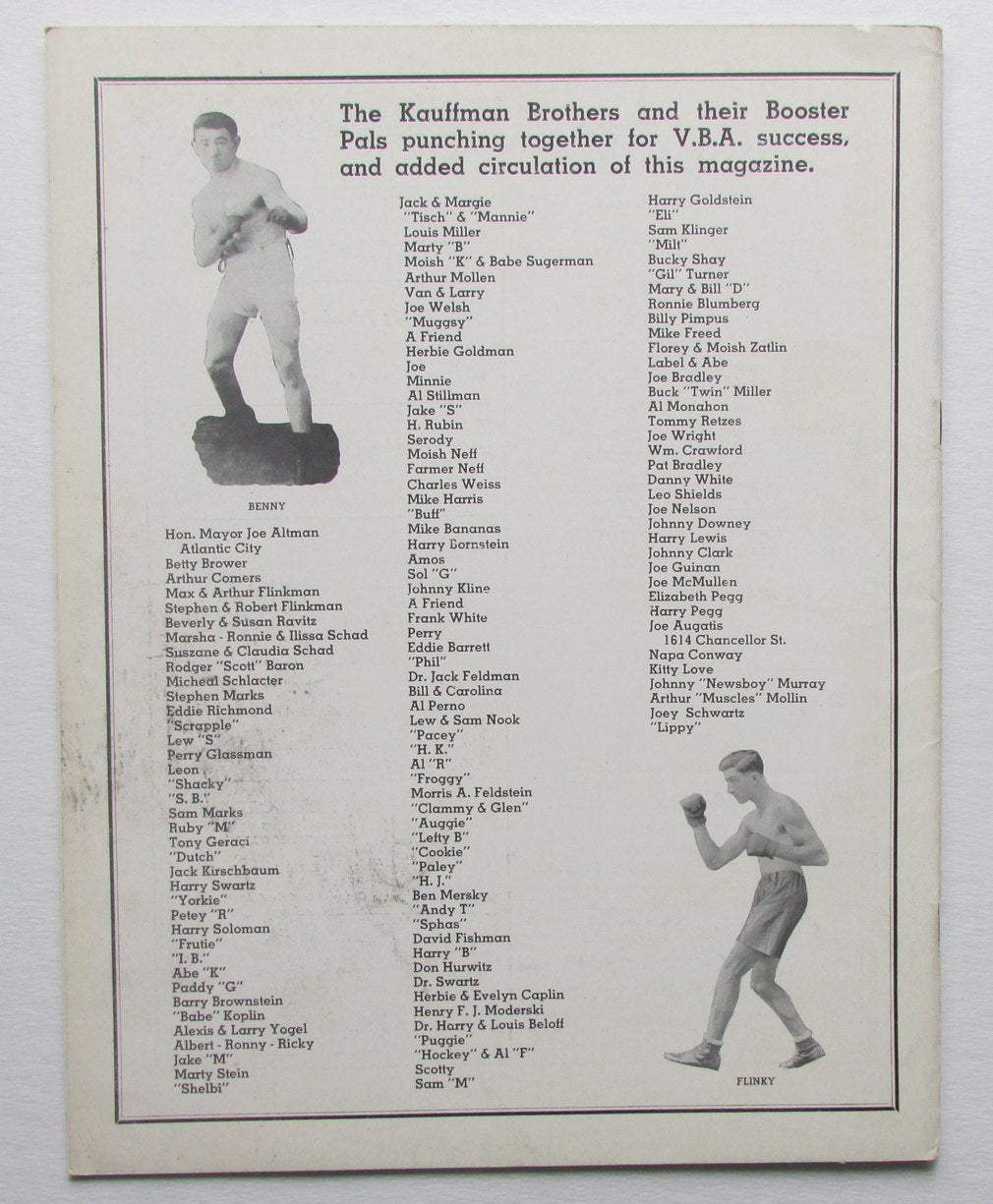 The Veteran Boxer Magazine Eleven Star Issue Edward "Kid Carter" Blazwick 167894