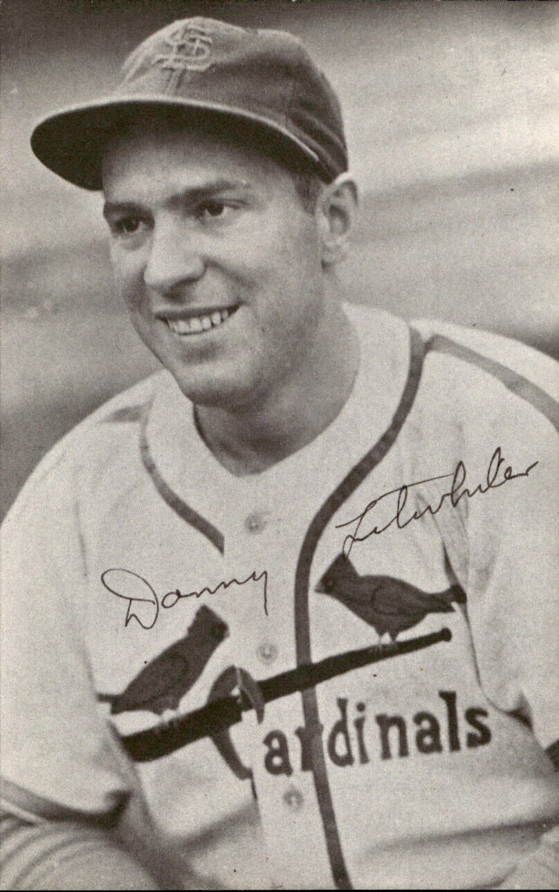 Danny Litwhiler Cardinals d. 2011 Signed/Auto 3x5 Photo 178566