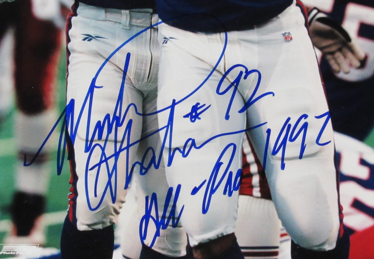 Michael Strahan HOF Inscribed/Signed 11x14 Photo New York Giants Framed JSA 9334