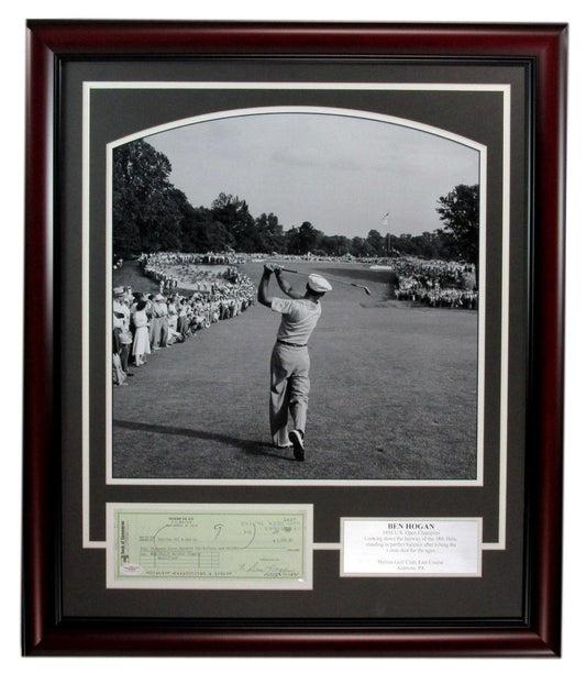 Ben Hogan 1950 U.S. Open Signed/Auto 16x20 Photo Collage Framed JSA 189335