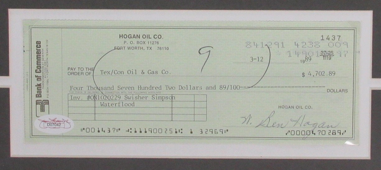 Ben Hogan 1950 U.S. Open Signed/Auto 16x20 Photo Collage Framed JSA 189335