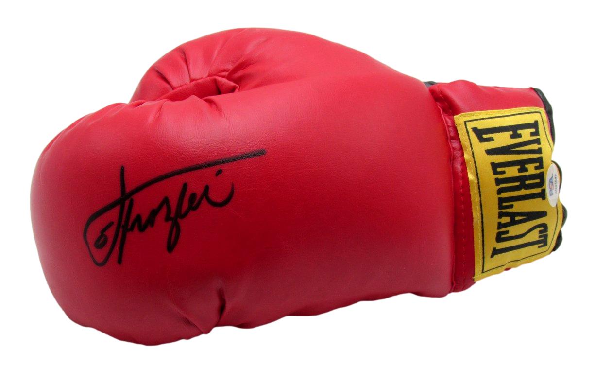 Joe Frazier Signed/Autographed Left Red Everlast Boxing Glove PSA/DNA 190223