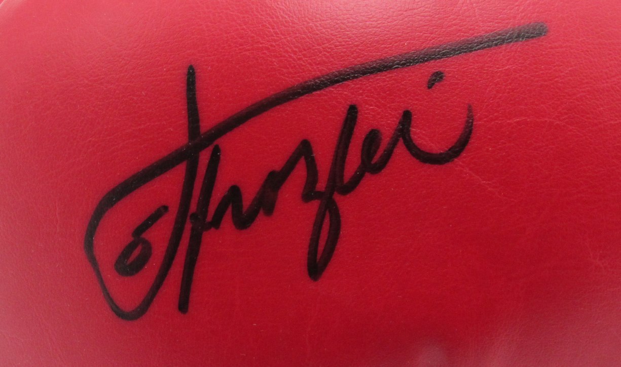 Joe Frazier Signed/Autographed Left Red Everlast Boxing Glove PSA/DNA 190223