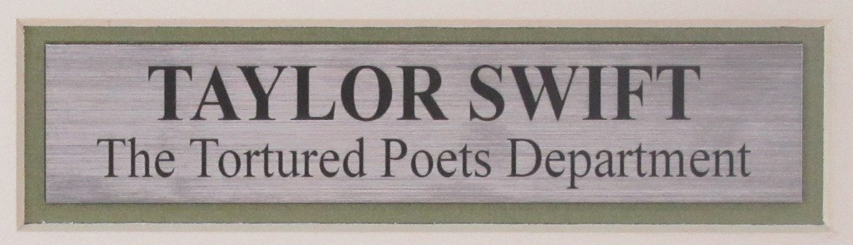 Taylor Swift Signed "Tortured Poets Department" Photo Collage Framed PSA 190512