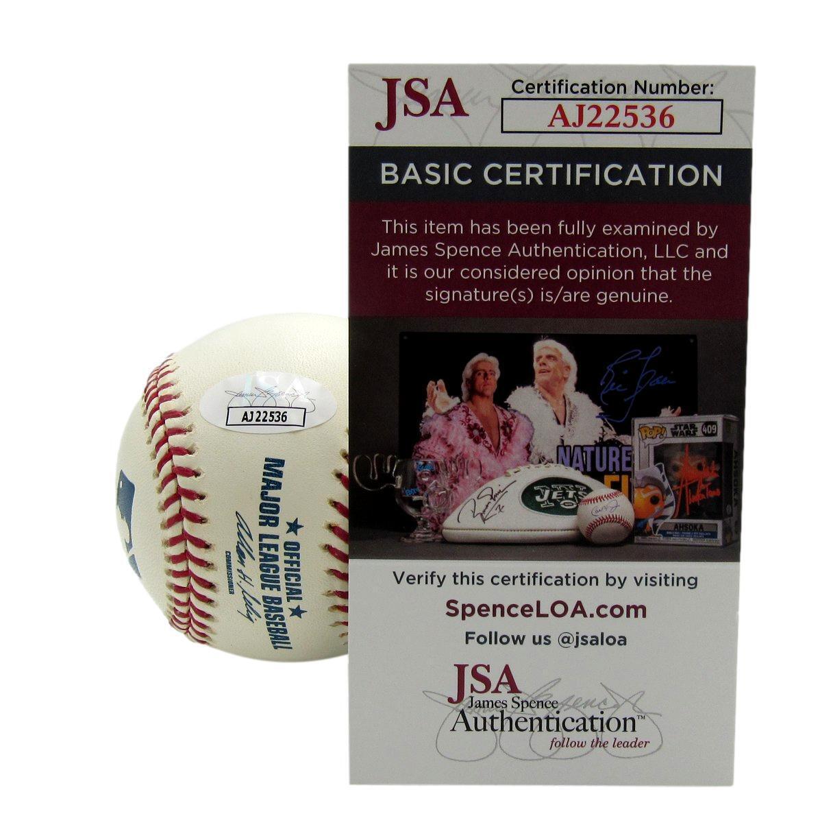 Bobby Shantz Autographed/Inscribed OML Baseball Phillies JSA 177790